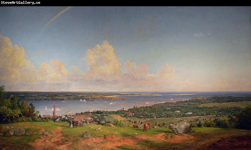 Jasper Francis Cropsey The Narrows from Staten Island